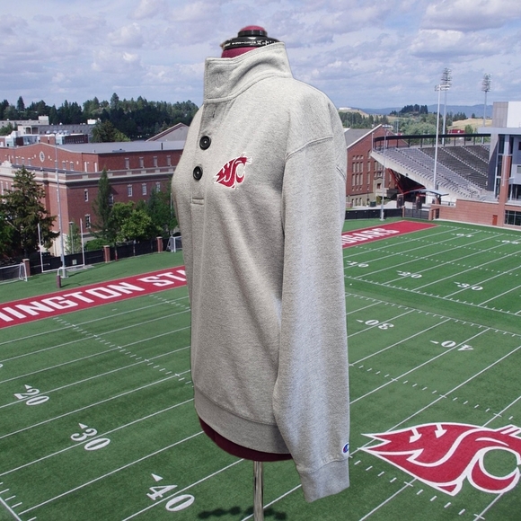 Champion Washington State Cougars WSU Pullover Sweatshirt Womens Size Small - Picture 5 of 16